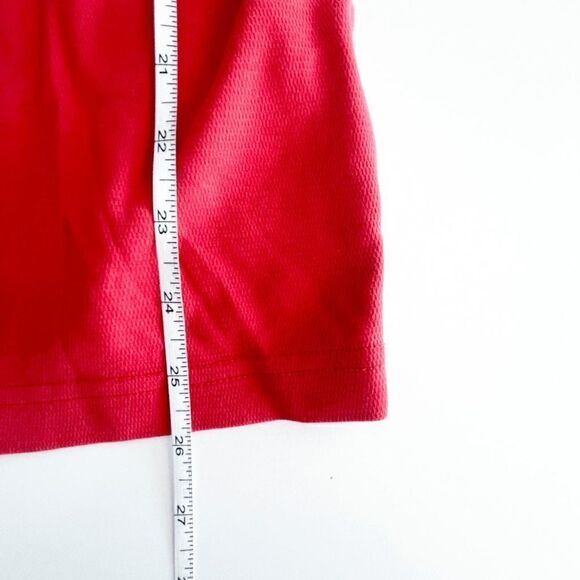 Eddie Bauer Mens Polo Shirt Collared Button Red Medium - Picture 6 of 6